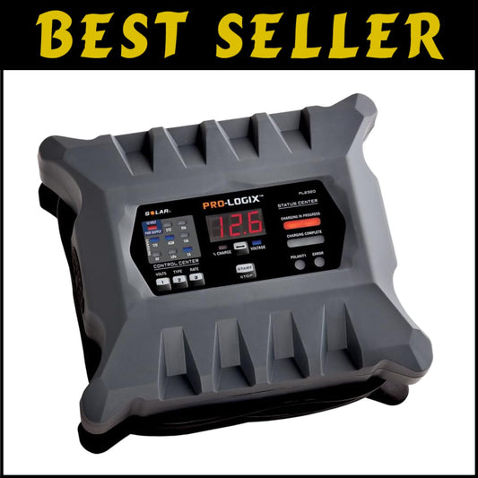 Lightweight Smart 20-Amp Battery Charger – Perfect for 6V/12V Charging Needs