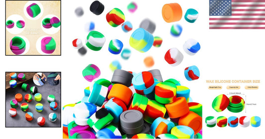 300 Pcs Assorted 2 Ml Silicone Storage Containers - Non-Stick & Durable