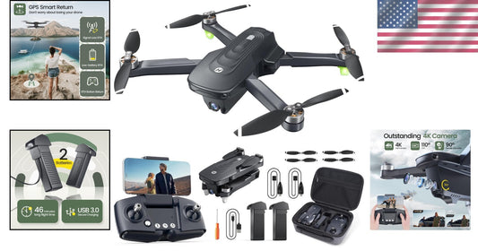 4K GPS Drone with Auto Return & Follow Me for Adults - HS175D RC Quadcopter