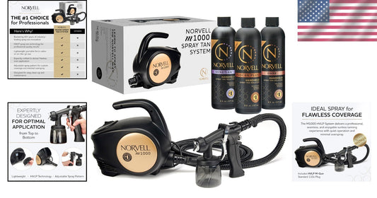 Sanitized Mobile Spray Tan System with 3 Solutions - Professional Level Training