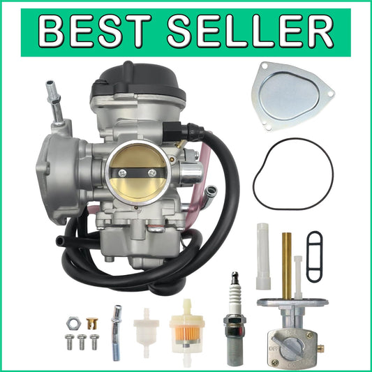 Yamaha Raptor 350 Carburetor YFM350 (2004-2013) - Complete Kit with Accessories