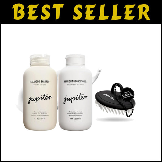 3-in-1 Anti-Dandruff Solution: Shampoo, Nourishing Conditioner & Scalp Massager