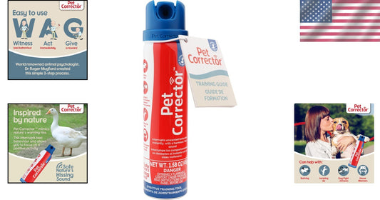 Pet Corrector Dog Trainer 50ml Pack of 4 - Stops Barking & Bad Behaviour