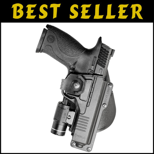 Adjustable OWB Holster for Right-Handed Firearms with Light/ Laser Compatibility