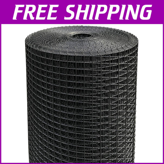 1/2 Inch Coated Wire Mesh Roll - Durable 19-Gauge Hardware Cloth for Enclosures