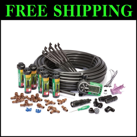 Effortless Automatic In-Ground Sprinkler System Kit for Lush Lawns, 1000-3000...
