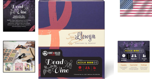 Engaging Murder Mystery Game: Crack the Case at Llewyn Vineyard - 1-5 Players