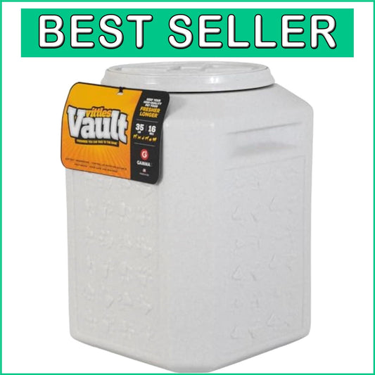 Eco-Friendly Airtight Pet Food Container - 35 lbs Dog and Cat Food Storage Bin