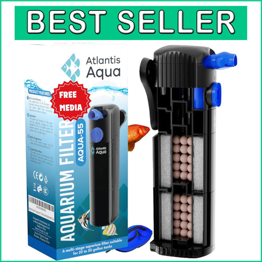 All-in-One Fish and Turtle Filter for Tanks Up to 55 Gallons - Lifetime Sponges