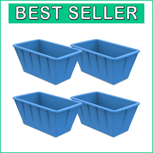 Extra Large Silicone Ice Cube Molds 4-Pack - 8LB for Cold Plunge Bliss