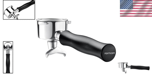 Ergonomic Anodized Aluminum Portafilter with 18g Basket for Breville Machines