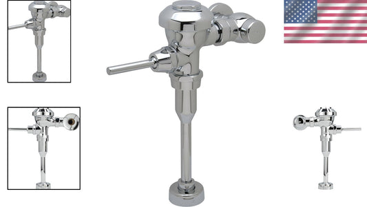 High-Performance Aquaflush Diaphragm Flush Valve with Sweat Solder Kit, Chrome