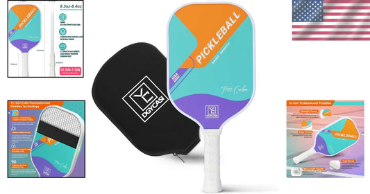 Ultimate Performance 16mm Pickleball Paddle with Honeycomb Core & 5.5'' Grip