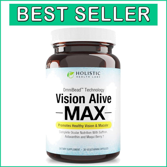 Vision Alive Max - Eye Health Supplement with 8 Natural Ingredients, 30 Capsules