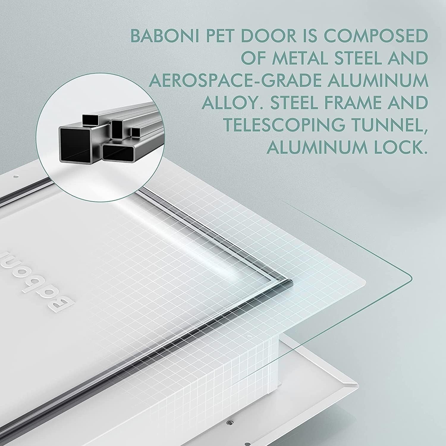 Energy-Efficient Large Pet Door with Telescoping Tunnel for Easy Access