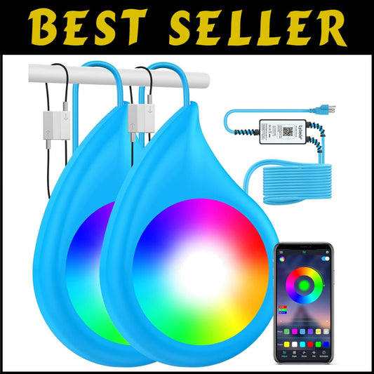 Brighten Your Pool: 50W Magnetic LED Lights with APP Control & Easy Install