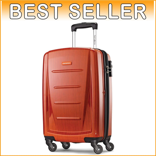 Winfield 20" Expandable Hardside Carry-On Luggage - Lightweight Spinner, Orange