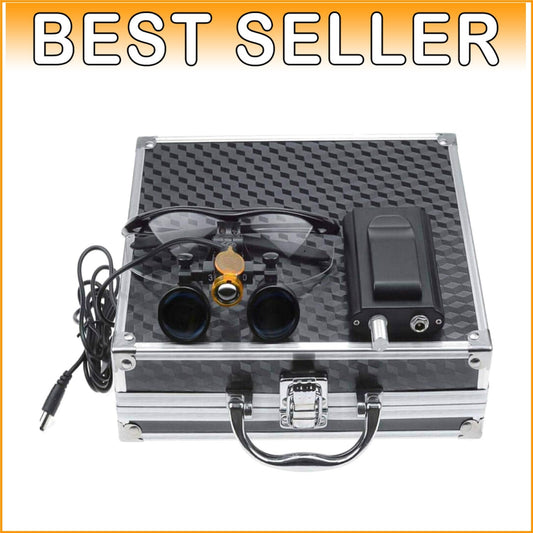 Lightweight 3.5X Magnification Head Lamp with Clip-on Filter for Precision Work