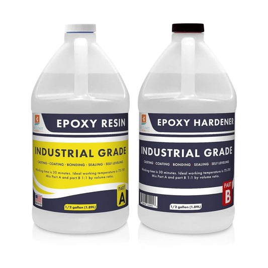 Ultra-Durable 1 Gallon Epoxy Resin - Clear, Easy to Use for All Your Projects