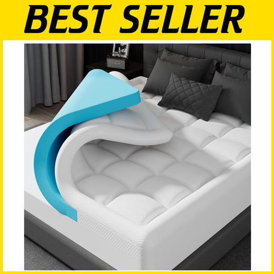 Enhanced Support Twin XL Mattress Topper with 3-Inch Cooling Memory Foam Layer