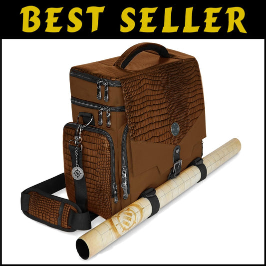 D&D Collector's Edition Travel Bag - Features Dice Pockets and Combat Mat Holder