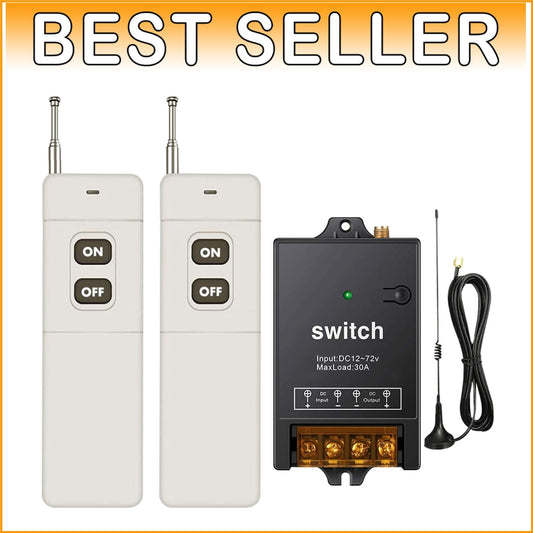 40A High-Sensitivity Wireless Switch - 1500M Range Remote Control Solution