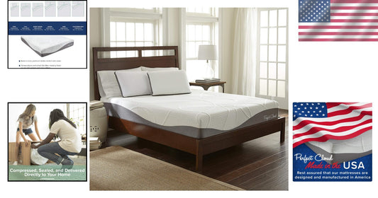 California King 10-Inch Memory Foam Mattress - Transform Your Sleep Experience