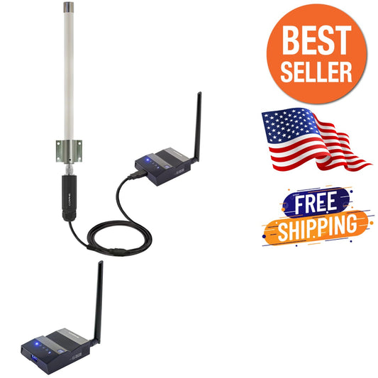 C. Crane CC Vector Outdoor WiFi Repeater - Heavy Duty, Easy Setup with Warranty