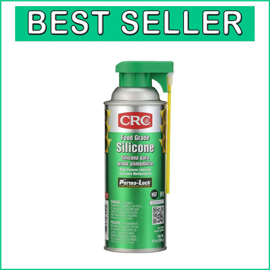 Food Grade Silicone Multi-Purpose Lubricant Spray - 10 oz, 3-Pack for High Temps