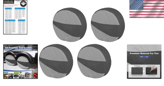 Durable Tire Covers for All Weather - Tough Protection with Unique Design
