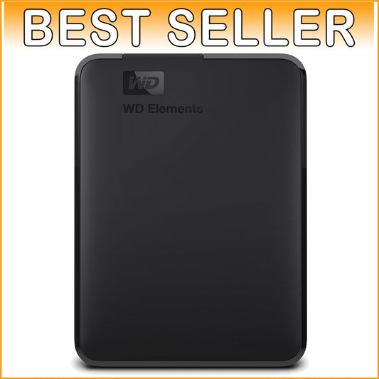 WD 1TB Elements Portable Drive - Fast USB 3.2 Transfers for On-the-Go Storage