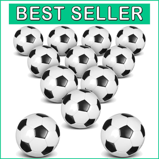 Brightly Colored Soccer Ball Pack with Pump - Ideal for Family Fun & Training