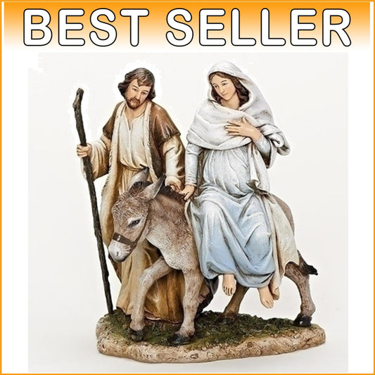 Intricately Crafted 8-Inch LA Posada Figure - Perfect for Devotional Displays