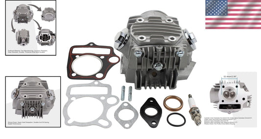 Reliable Cylinder Head Replacement for 110cc Dirt Bikes & Quads - Easy Install