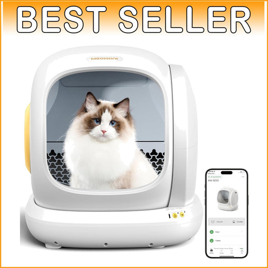 Extra Large Self-Cleaning Cat Litter Box 75L - APP Controlled & Odor-Free