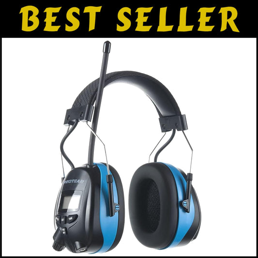 Noise Reduction Ear Muffs with Digital Radio - Ideal for Work & Outdoor Use