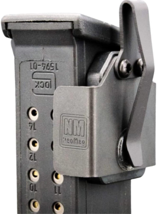 Secure & Discreet Glock Magazine Holster with J-Clip Closure for Conceal Carry