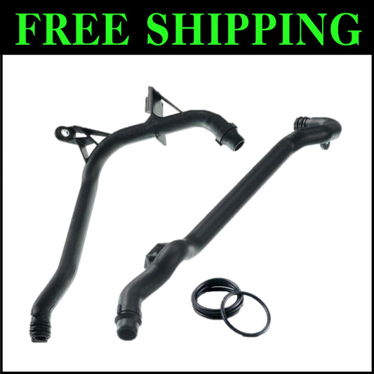 Premium Engine Inlet & Coolant Pipe Pair with O-Rings for BMW 320i/330i Series