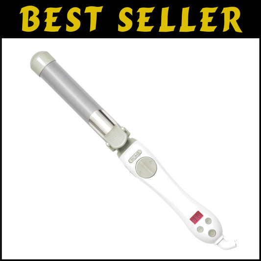 Ceramic Rotating Curling Iron for Effortless Beachy Waves - All Hair Types
