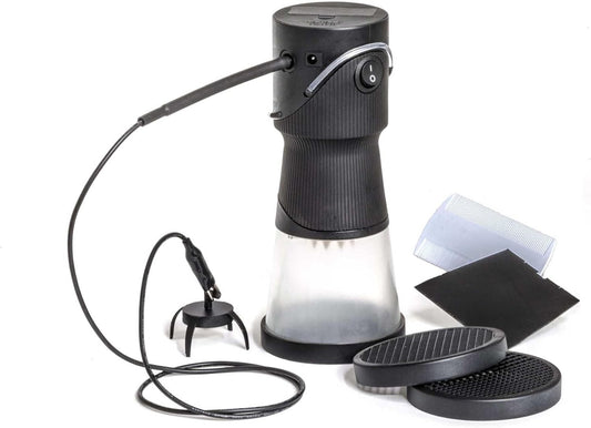 Lightweight Battery or Power Supply Operated Static Grass Applicator - Black