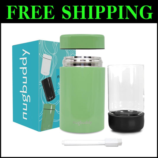 Elegant Vacuum-Sealed Storage Container with 300ml Glass Jar - Keeps Food Fresh