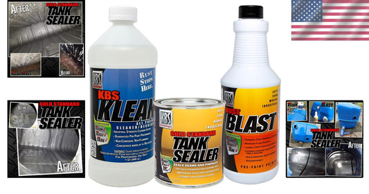 All-Inclusive 12 Gallon Tank Sealer Kit for Rust Protection and Fuel Efficiency