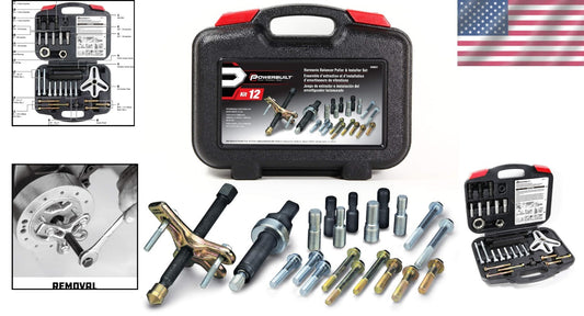 Frustration-Free 22-Piece Harmonic Balancer Puller/Installer Kit for DIY Repairs