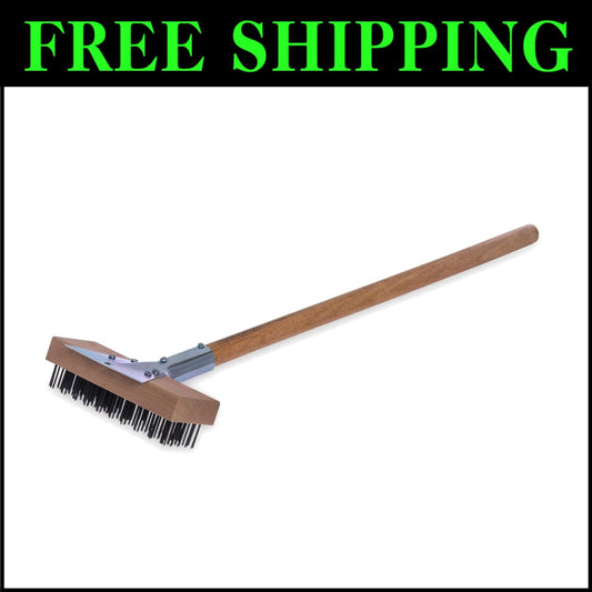 High-Strength Grill Brush with Stainless Steel Scraper - Perfect for Heavy Duty