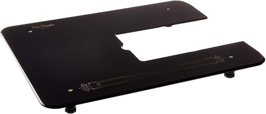 Freestanding Black Acrylic Sewing Table with Drawer for Singer 221 - Lightweight