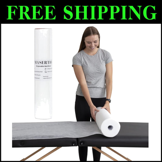 Moisture-Resistant Disposable Table Covers - 60 Sheets for Beauty Professionals
