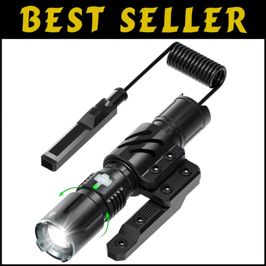 Waterproof USB-C Rechargeable Flashlight - 4 Modes & Lightweight for Outdoors