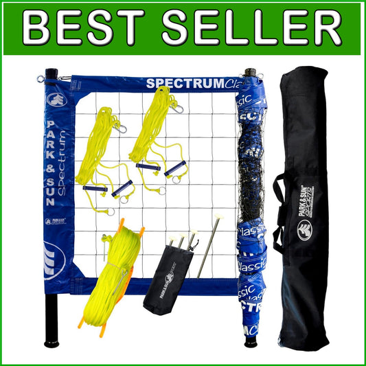 Lightweight Portable Volleyball Net with Reinforced Tension for Competitive Play