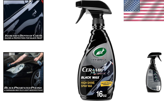 Multi-Surface Black Car Wax: Restores Color & Prevents Swirl Marks Effortlessly