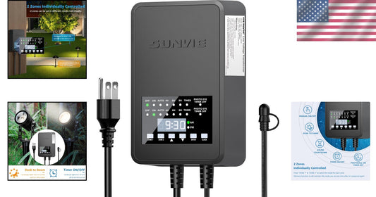 Versatile 200W Low Voltage Landscape Transformer with Timer and Memory Function